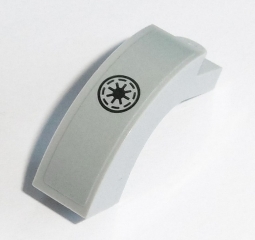 Arch 1 x 3 x 2 Curved Top with SW Galactic Republic Logo Pattern (Sticker) - Set 75168