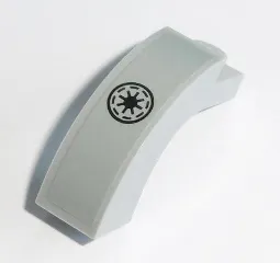 Arch 1 x 3 x 2 Curved Top with SW Galactic Republic Logo Pattern (Sticker) - Set 75168