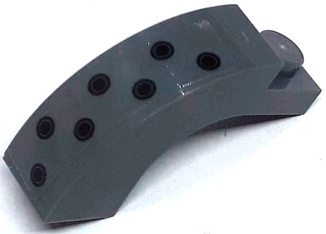 Arch 1 x 3 x 2 Curved Top with Black Dots and Circles Pattern Model Left Side (Sticker) - Set 76190