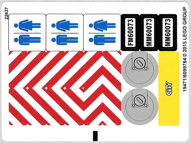 Sticker Sheet for Set 60073 - International Version - (19471/6099764)
