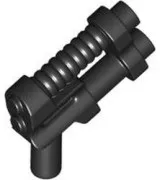 Minifigure, Weapon Gun, Two Barrel Pistol - 8-Rib Top Barrel