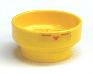 Wheel 31mm D. x 15mm Technic with Red Triangle and Lines Pattern on Both Sides (Stickers) - Sets 7660 / 7877