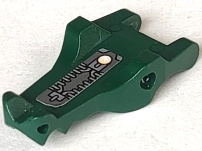 Alligator / Crocodile / Dragon Jaw Upper / Dinosaur Tongue with Circuitry Pattern (Sticker) - Set 8632