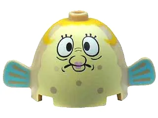 Body Pufferfish with Mrs. Puff Pattern (SpongeBob)
