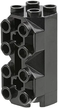 Brick, Modified Octagonal 2 x 2 x 3 1/3 with Side Studs