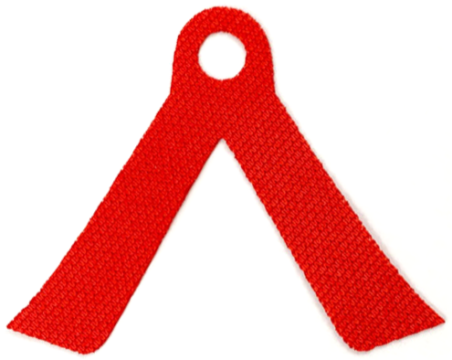 Minifigure Cape Cloth, 2 Long Tails - Spongy Stretchable Fabric