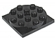 Turntable 4 x 4 x 2/3 with Black Square Base, Free-Spinning (60474 / 61485)