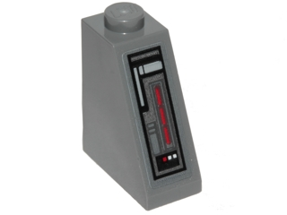 Slope 65 2 x 1 x 2 with SW Control Panel on Front Pattern (Sticker) - Set 75171