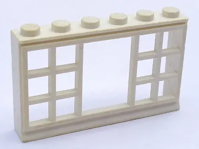 Minitalia Window 1 x 6 x 3 Panorama with 12 Panes