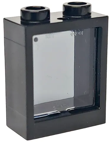 Window 1 x 2 x 2 Flat Front with Trans-Black Glass (60592 / 60601)