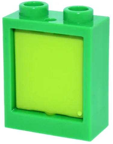 Window 1 x 2 x 2 Flat Front with Lime Glass (60592 / 60601)
