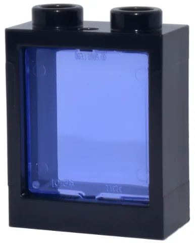 Window 1 x 2 x 2 Flat Front with Trans-Purple Glass (60592 / 60601)