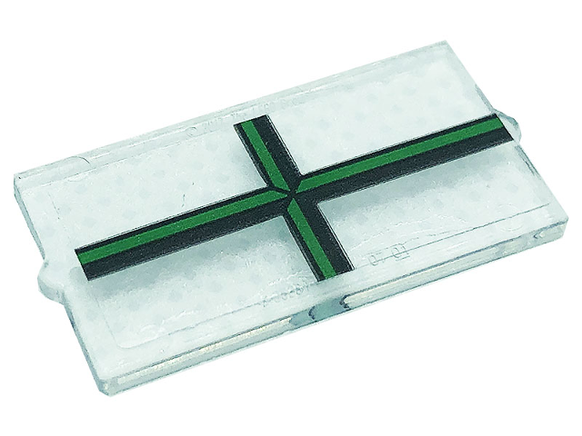 Glass for Window 1 x 2 x 3 with Green Muntins Pattern (Sticker) - Set 76388