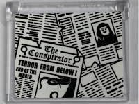 Glass for Window 1 x 4 x 3 - Opening with Newspaper 'The Conspirator' Pattern (Sticker) - Set 21310