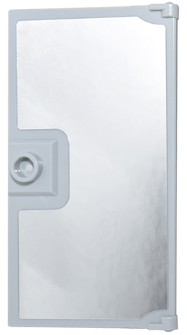 Door 1 x 4 x 6 with Stud Handle with Mirror Pattern (Sticker) - Set 43224