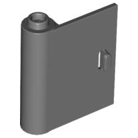 Door 1 x 3 x 3 Left - Open Between Top and Bottom Hinge