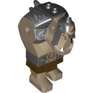 Body Giant, Fantasy Era Troll with Black Armor Pattern