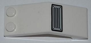 Windscreen 5 x 2 x 1 2/3 with Grille Pattern (Sticker) - Set 7726