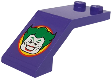 Windscreen 5 x 2 x 1 2/3 with Joker Face Pattern (Sticker) - Set 6863