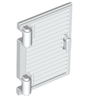 Shutter for Window 1 x 2 x 3 with Hinges and Handle