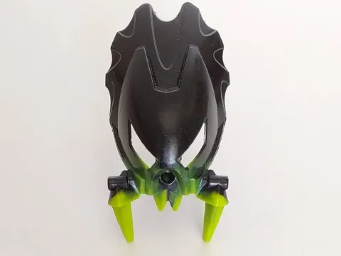 Bionicle Mask Shelek with Marbled Black Pattern