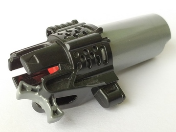 Projectile Launcher, Bionicle Weapon Midak (Zamor) Skyblaster with Black Housing