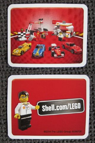 Paper Card Insert Shell Racer Sets 2014 (110642-1)