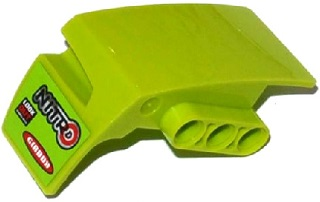 Technic, Panel Car Mudguard Right with 'NITRO', 'LOOK OUT' and 'GIRBON' Pattern (Sticker) - Set 42037