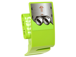 Technic, Panel Car Mudguard Left with 2 Exhaust Pipes Pattern (Sticker) - Set 9443