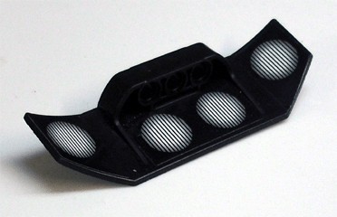 Technic, Panel Car Spoiler 3 x 8 with Three Holes and Four Stadium Lights on Inside Pattern (Stickers) - Set 8161