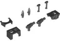 Minifigure Accessories Star Wars, 9 in Bag (Multipack)