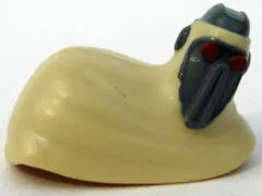 Minifigure, Head, Modified SW Magna Guard with Cloak with Dark Bluish Gray Face and Red Eyes Pattern