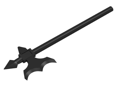 Minifigure, Weapon Axe, Halberd Elaborate