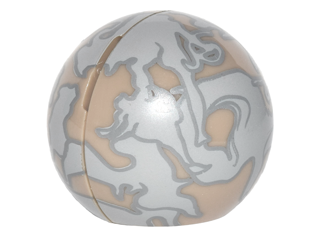 Cylinder Hemisphere 2 x 2 with Armillary Sphere Pattern