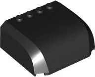 Windscreen 5 x 6 x 2 Curved Top Canopy with 4 Studs