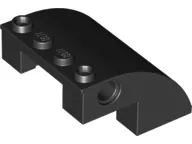 Slope, Curved 4 x 4 x 2 with 4 Studs and Pin Holes