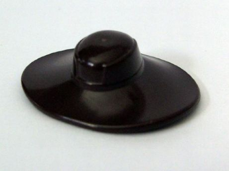 Minifigure, Headgear Hat, Very Wide Brim