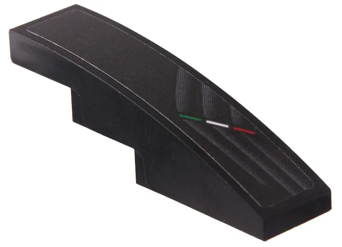 Slope, Curved 4 x 1 with Green, White and Red Italian Flag and Air Vents Pattern Model Right Side (Sticker) - Set 76923