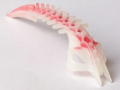 Bionicle Mask Crast with Marbled Red Pattern