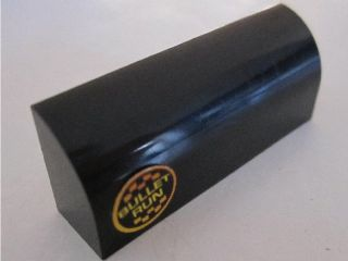 Slope, Curved 1 x 4 x 1 1/3 with Round 'BULLET RUN' Pattern (Sticker) - Set 8495