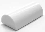 Slope, Curved 2 x 4 Double with Groove