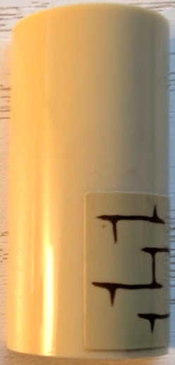 Slope, Curved 2 x 4 Double with Groove with Bricks and Medium Nougat Mortar Pattern 2 (Sticker) - Set 75969