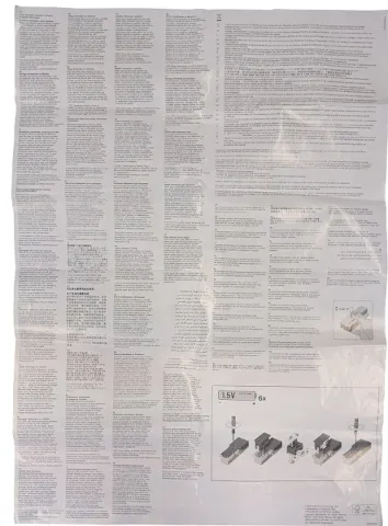 Paper Information Note, LEGO BOOST, Poster on Reverse - 6200586