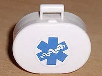 Scala Utensil Oval Case with EMT Star of Life Pattern (Sticker) - Sets 5875 / 5876