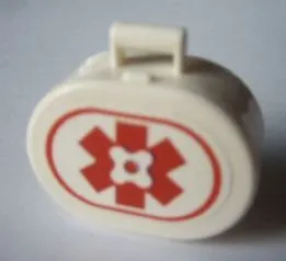 Scala Utensil Oval Case with First Aid Kit Pattern (Sticker) - Set 3151