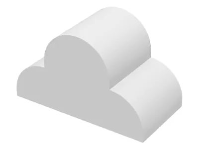 Slope, Curved 4 x 2 x 2 Triple