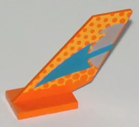 Tail Shuttle with Blue Arrow, Dot Fade Pattern