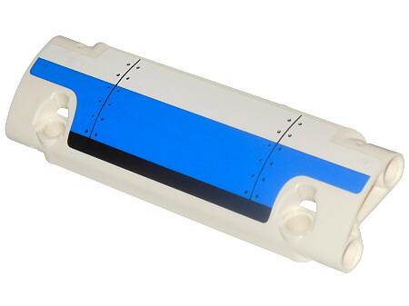 Technic, Panel Curved 11 x 3 with Blue and Black Panel Pattern (Sticker) - Set 42025