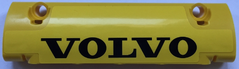 Technic, Panel Curved 11 x 3 with Black 'VOLVO' Pattern (Sticker) - Set 42030