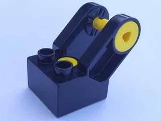 Duplo, Toolo Brick 2 x 2 with Angled Bracket with Forks and 2 Screws